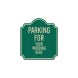 Custom Parking For Aluminum Sign (HIP Reflective)