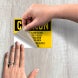 OSHA Evacuate Decal (Non Reflective)