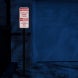 Bilingual No Parking Aluminum Sign (HIP Reflective)