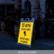 15 MPH Speed Limit, Watch For Children Corflute Sign (Reflective)