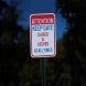 Keep Gate Closed & Locked Aluminum Sign (Diamond Reflective)