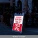 Student Drop Off Pick Up Ends Here Corflute Sign (Reflective)