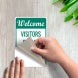 Welcome, Visitor Please Sign Decal (Non Reflective)