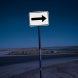 Parking Lot Arrow Aluminum Sign (HIP Reflective)