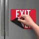 Exit Only Magnetic Sign (Non Reflective)