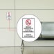 Washington No Smoking Decal (Non Reflective)