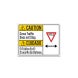 Bilingual ANSI Road Decal (Non Reflective)