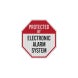 Protected By Electronic Alarm System Aluminum Sign (HIP Reflective)