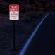 Private Property Dead End Road Aluminum Sign (HIP Reflective)