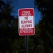 Private Property, No Dumping Aluminum Sign (Diamond Reflective)