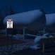 Danger Propane Storage Area Aluminum Sign (EGR Reflective)