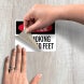 No Smoking Within 50 Feet Decal (Non Reflective)