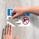 No Weapons Beyond This Point Decal (Non Reflective)