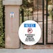 No Concealed Weapons Allowed Decal (Non Reflective)