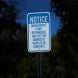 Management Not Responsible For Theft Aluminum Sign (EGR Reflective)