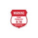 No Parking Without Permit Decal (Non Reflective)