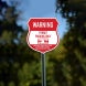 No Parking Without Permit Decal (Non Reflective)