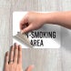 Non-Smoking Area Decal (Non Reflective)