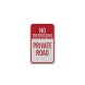 No Trespassing Private Road Aluminum Sign (HIP Reflective)