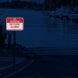 No Trespassing No Fishing Allowed Aluminum Sign (Diamond Reflective)