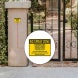 No Spray Zone Residential Area Decal (Non Reflective)