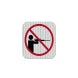No Hunting Symbol Aluminum Sign (HIP Reflective)