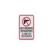 No Firearms Or Weapons Aluminum Sign (Diamond Reflective)