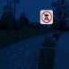 No Cars Allowed Aluminum Sign (EGR Reflective)