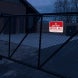 No Admittance Employees Only Aluminum Sign (HIP Reflective)