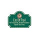 End Of The Trail No Trespassing Aluminum Sign (HIP Reflective)