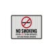 California No Smoking Decal (EGR Reflective)