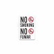 Bilingual No Smoking Decal (Non Reflective)