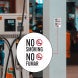 Bilingual No Smoking Decal (Non Reflective)