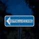 Shipping Receiving Right Arrow Aluminum Sign (HIP Reflective)