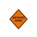 Construction Entrance Aluminum Sign (EGR Reflective)