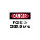 Pesticide Storage Area Decal (Non Reflective)