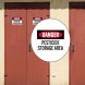 Pesticide Storage Area Decal (Non Reflective)