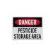 Pesticide Storage Area Decal (EGR Reflective)