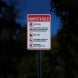 Dumpster Rules No Appliances Aluminum Sign (EGR Reflective)