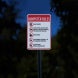 Dumpster Rules No Appliances Aluminum Sign (Diamond Reflective)