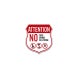 No Food, Cell Phone, Drinks Decal (Non Reflective)