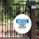 Unauthorized Persons Not Permitted Decal (Non Reflective)