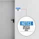 Employee Entrance Only Decal (Non Reflective)