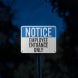 Employee Entrance Only Aluminum Sign (EGR Reflective)