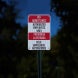 Bilingual Authorized Employees Only Aluminum Sign (EGR Reflective)