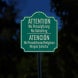 Bilingual No Soliciting Aluminum Sign (HIP Reflective)