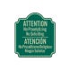 Bilingual No Soliciting Aluminum Sign (HIP Reflective)