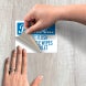Do Not Flush Wipes Decal (Non Reflective)