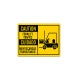 Bilingual Forklift Traffic Decal (Non Reflective)