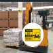 Bilingual Forklift Traffic Decal (Non Reflective)